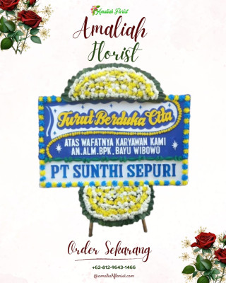Papan Bunga Duka di Tamalanrea