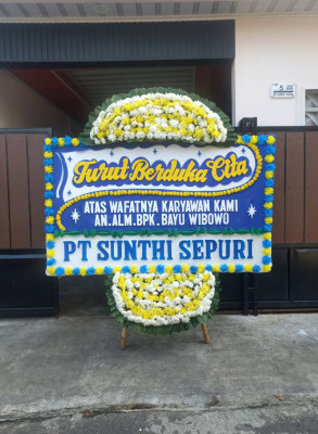 Papan Bunga Duka di Tamalanrea