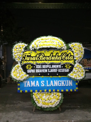 Papan Bunga Duka di Tamalanrea